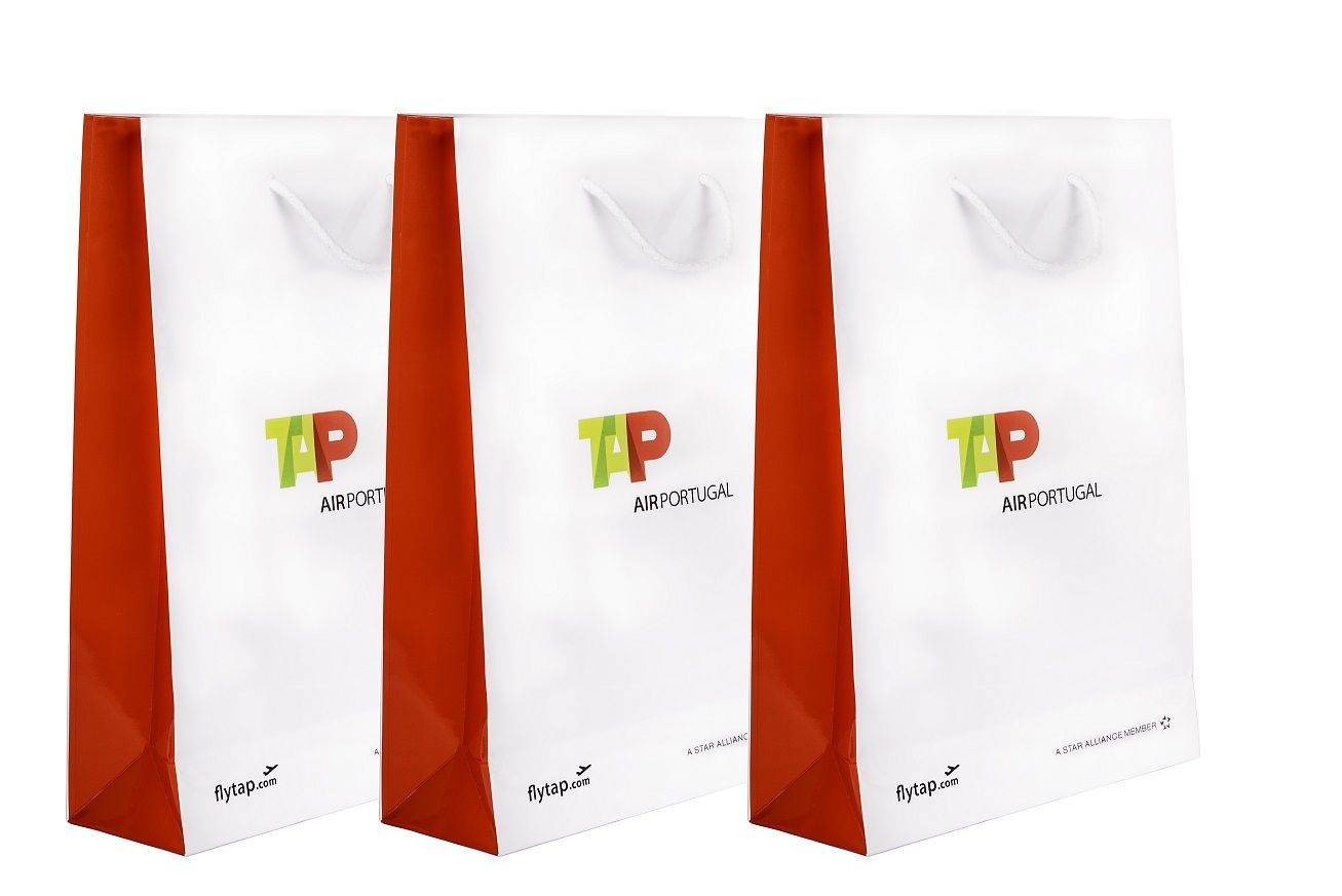 TAP Air Portugal Paper Bags