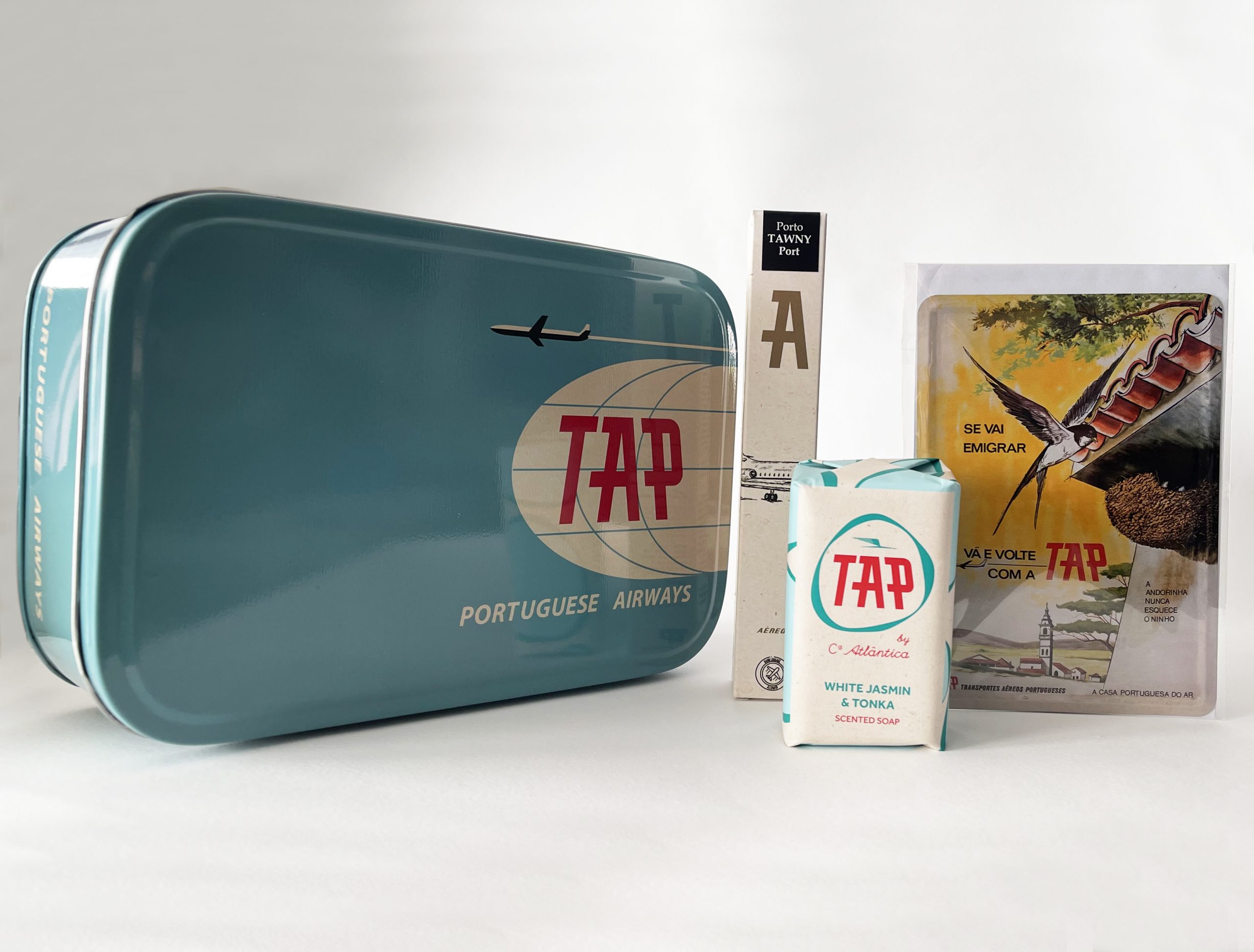 Coffret TAP - Postal, Sabonete e Vinho