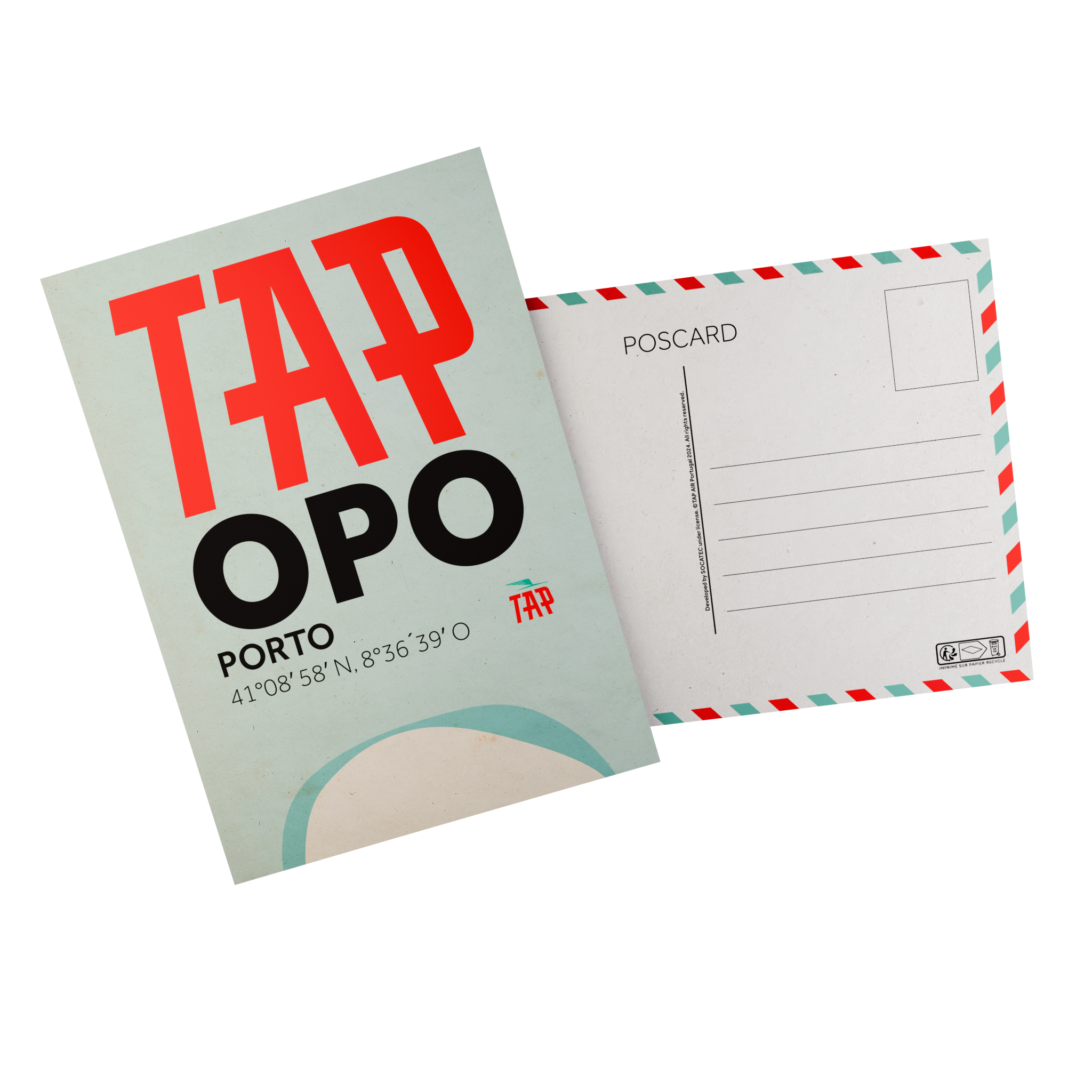 TAP Porto (OPO) Postcard