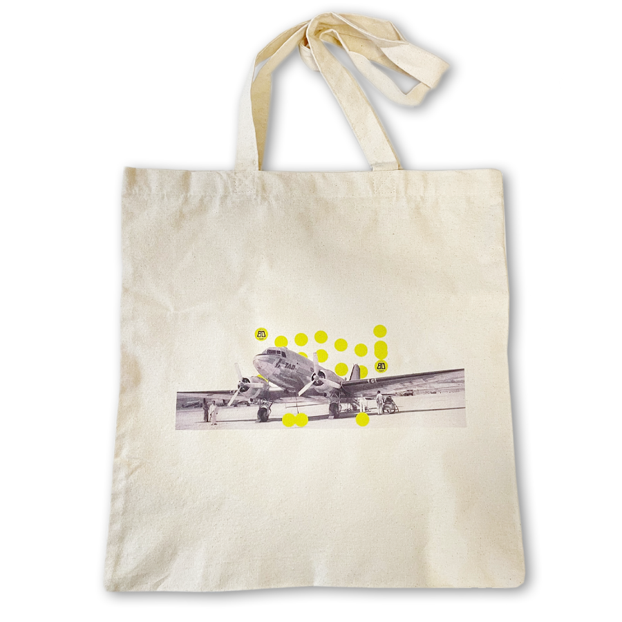 TAP 80 Years Airplane Tote Bag