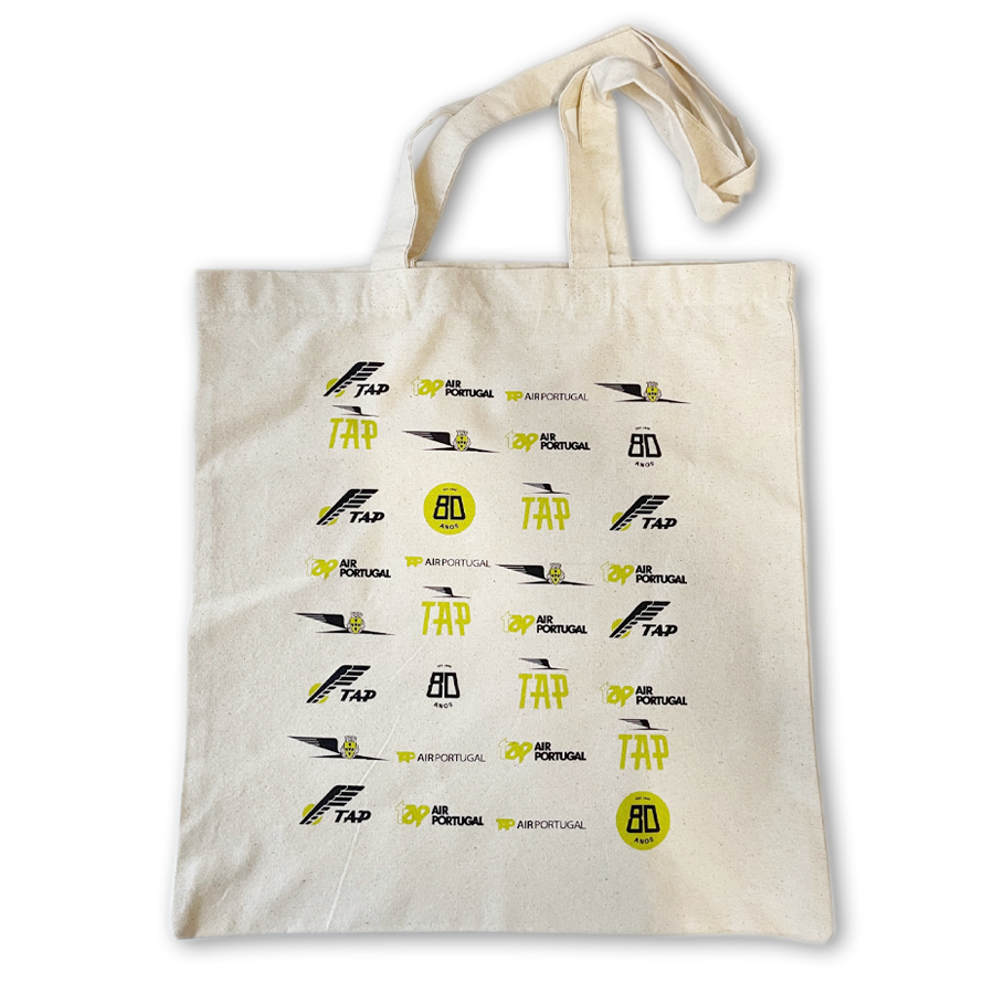 TAP 80 Years Tote Bag Logos